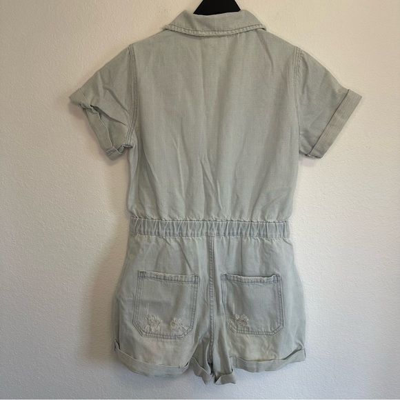 Bluivy Light Blue Denim Romper – Size Medium, New with Tags - Picture 6 of 8